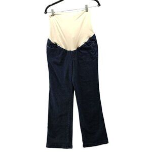 Loft Maternity Boot Cut Jeans Womens Size 6 /‎ M Blue Dark Wash